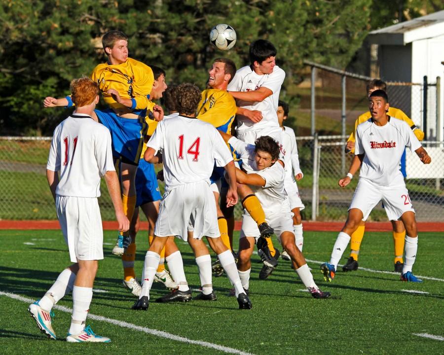 LT soccer at Hinsdale Central (2012) 