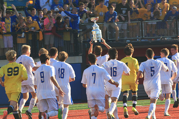 LT Boys Soccer wins 2015 PepsiCo Showdown