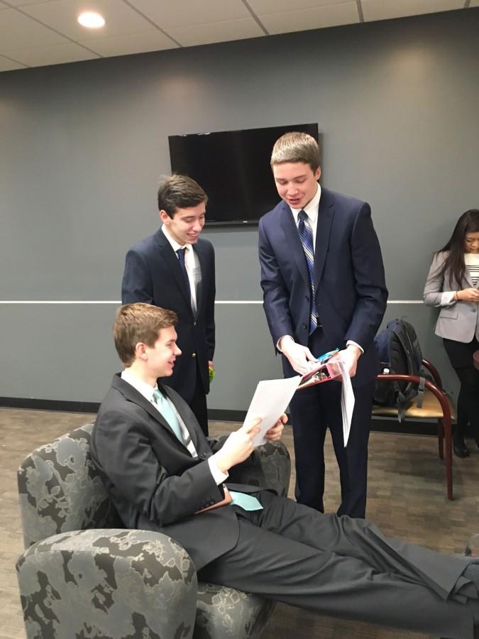 BPA seniors prepare for their event (Kristen Roemer).