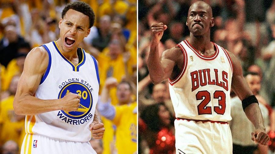 Stephen Curry and Michael Jordan (theodysseyonline.com)