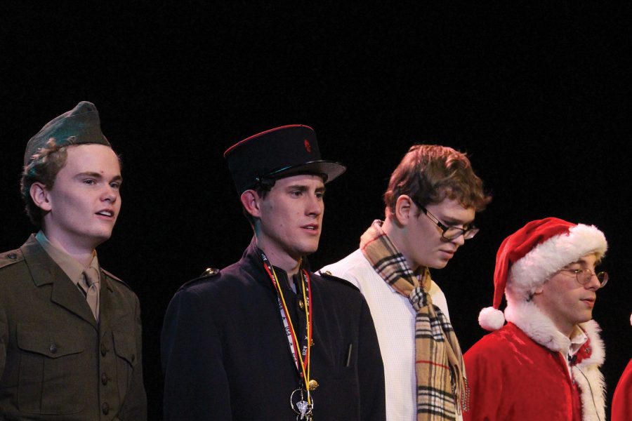 Christmas performance spreads holiday spirit