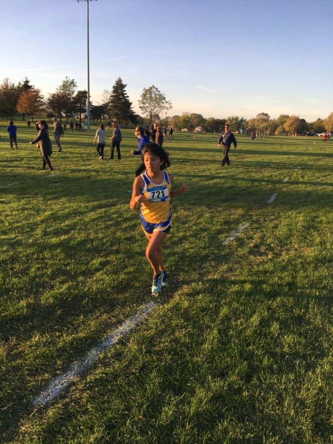 Student showcases strength, courage in cross country