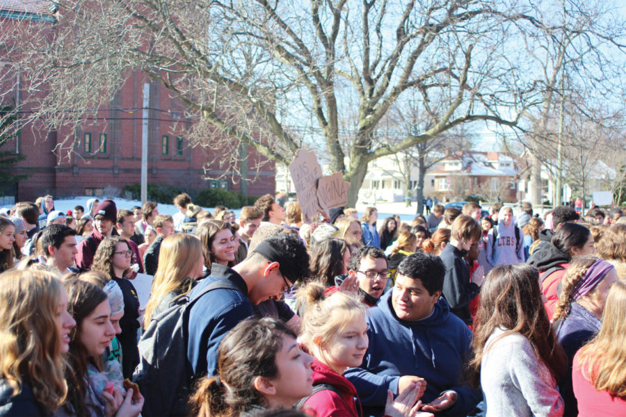 Students march, walkout