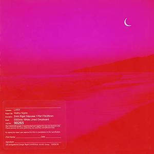 The cover art for the new album, "Malibu Nights."