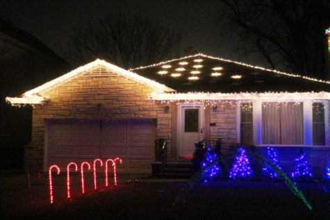 LT teacher displays light show in yard