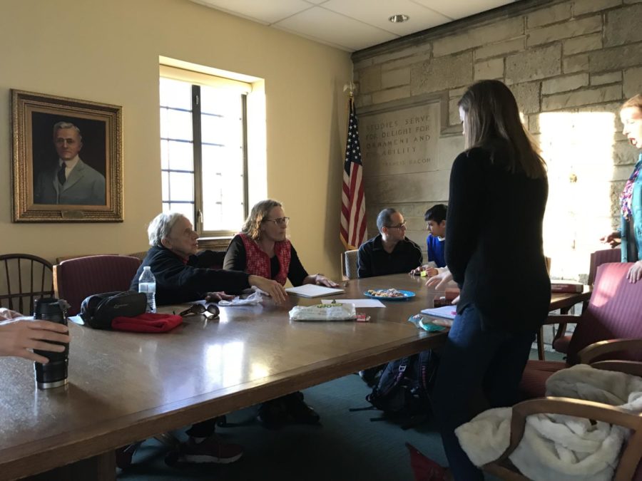 Participants of all ages practice various foreign languages with each other at Thomas Ford Library (Almase/LION).