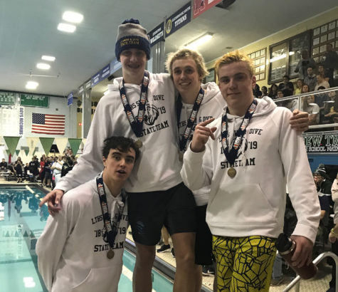 Boys swim team places fifth at state