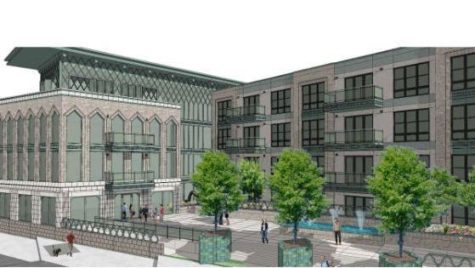 Proposal for new condominiums to be built in place of antique mall