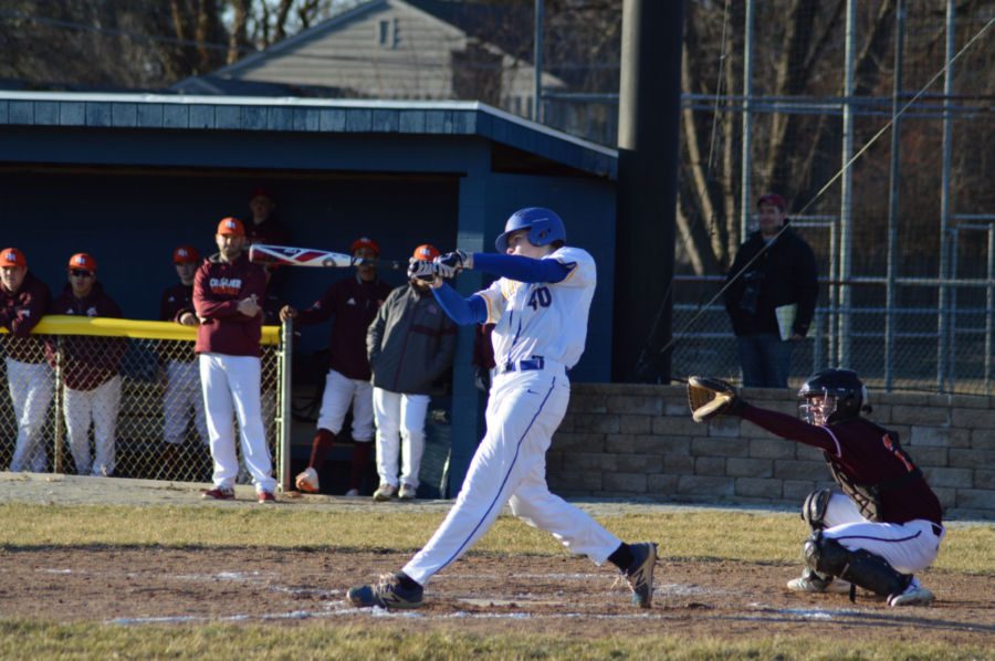 Connor Cassady 20 up to bat at Brother Rice game  (Photo courtesy of Doug Gilman).