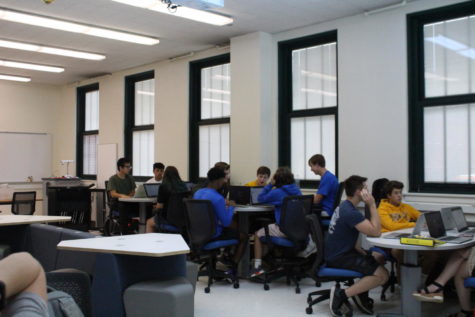 The classroom is set up to be more similar to a business environment rather than a classroom (Joyner/LION).