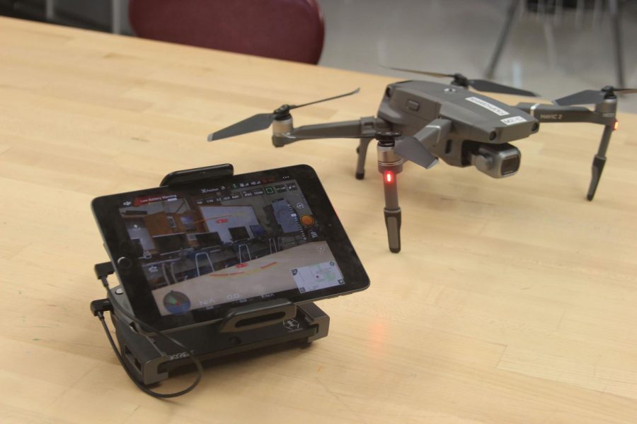 Unmanned aircraft systems like these are used in classroom for practice (Serrano/LION). 