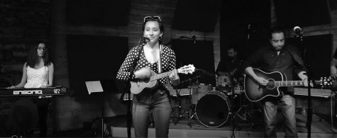 Students perform in family band