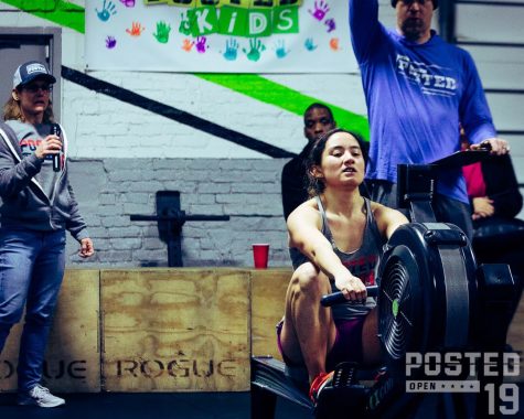 Sabina Llerenas '21 trains.