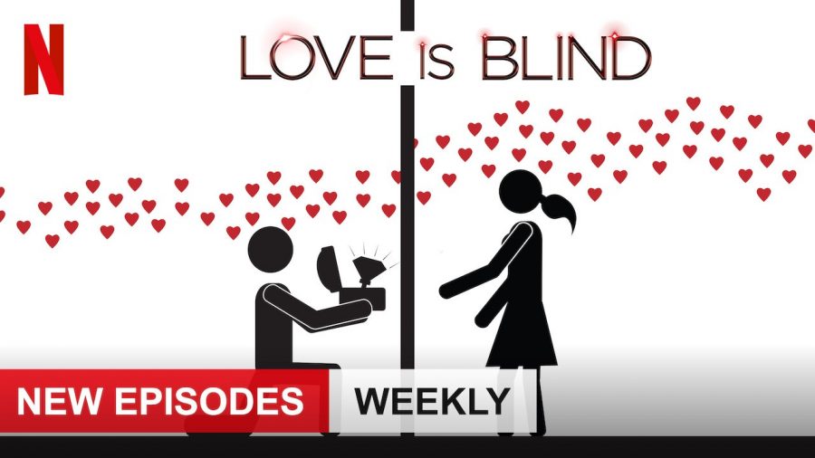 Love Is Blind promotional graphic.