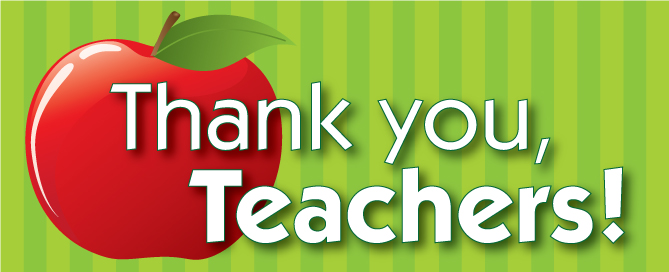 thank you teachers drawing (courtesy of WordPress). 