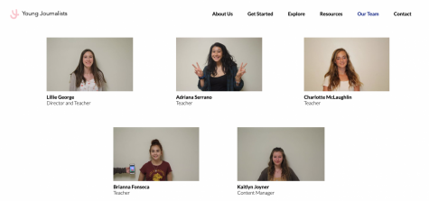 LION staff members teach incoming freshman and middle school students journalistic writing