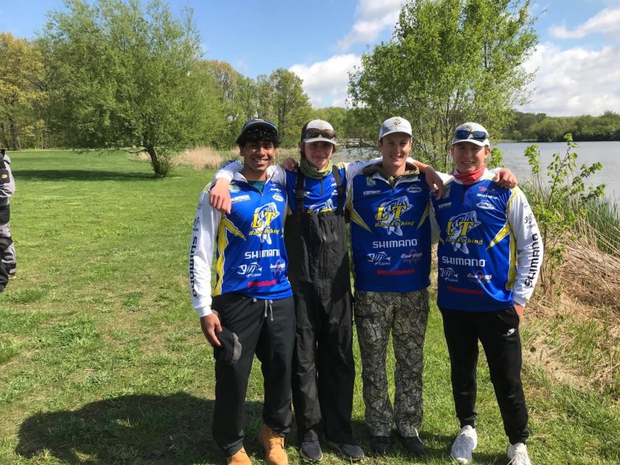 From left Humzah Ali, Patrick Monahan, Jacob Muth, and William Hadraba (photo by Scott Walker). 