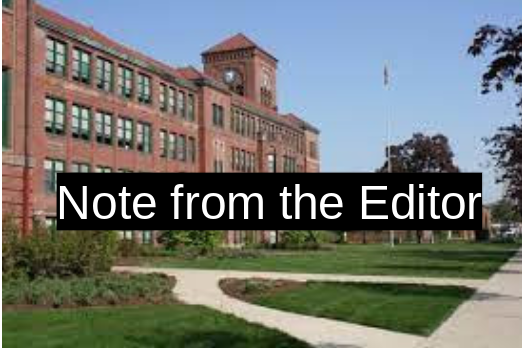 Editors note regarding homecoming story