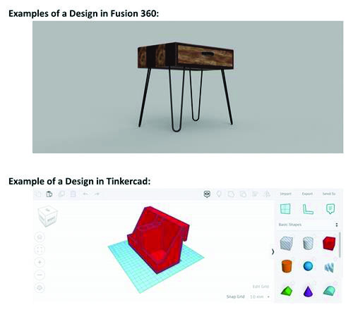 Engineering students three-dimensional design project in website Fusion 360 as of Dec. 7 (photo courtesy of Jack Becker).