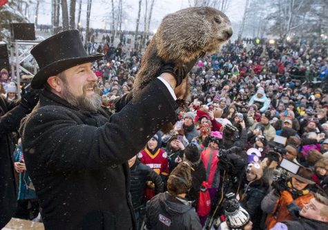 Punxsutany Phil and the rest of Pittsburgh celebrate on Groundhog Day 2022 (photo courtesy of the Pittsburgh Post-Gazette). 
