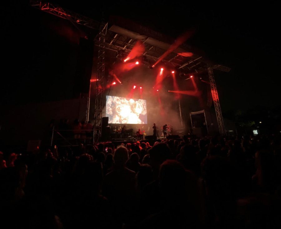  “Portugal. The Man” performs at the Rise Stage at Riot Fest, 2022  (Huffman/LION).