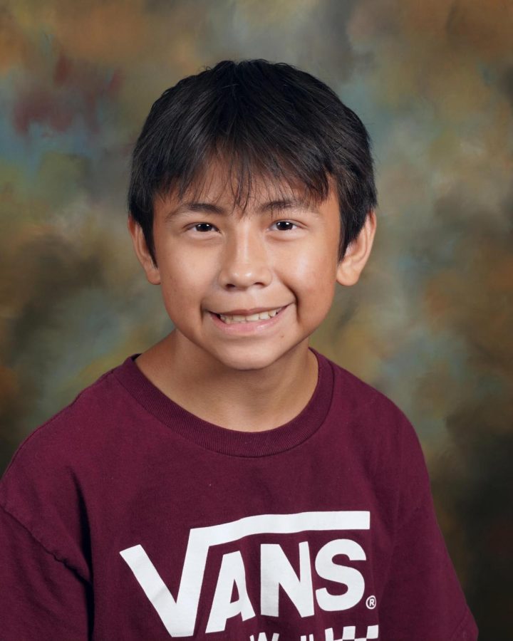 Julian Urbina-Medina’s freshman yearbook portrait (photo courtesy of Visual Image Photography). 