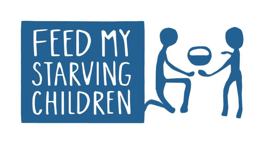 Logo of Feed My Starving Children organization partnering with LT for this event 
