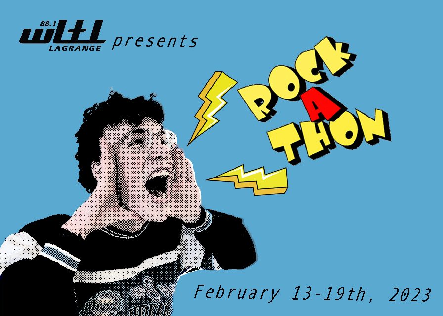 Tommy Riordan ‘24 shown on the Rockathon promotional poster 