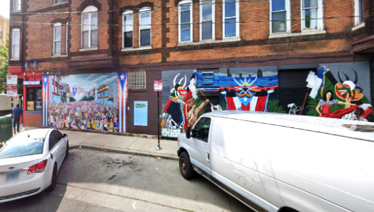 Murals outside of Nellie’s depicting Purto Rician culture emblematic of the Humboldt Park neighborhood (Photo courtesy of Marin Yates)