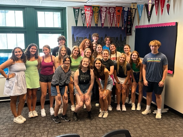 The 2023 LION newspaper staff on Aug. 22 (Scales/LION). 