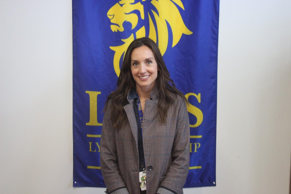 Sarah Smith, in front of her office on Sept. 19, is the new associate principal at NC (Knott/LION). 