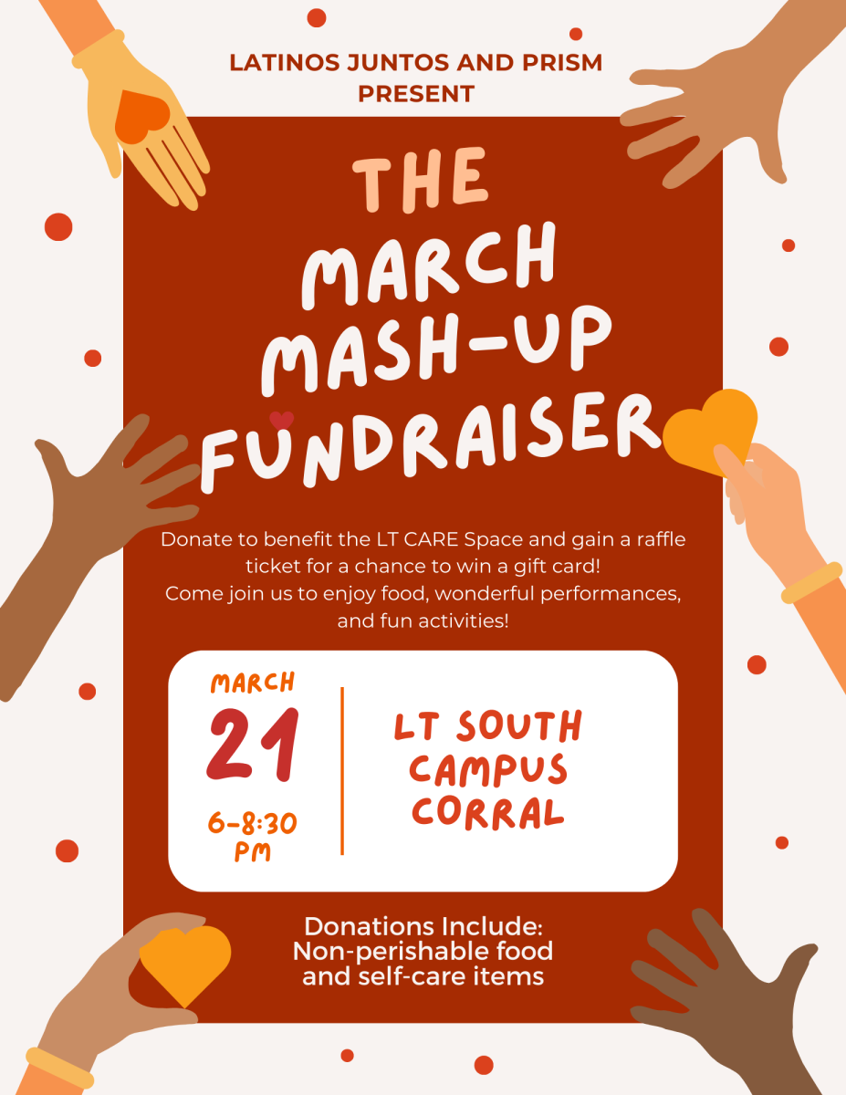 March Mash-Up promotional poster (design by Briana Gonzalez). 