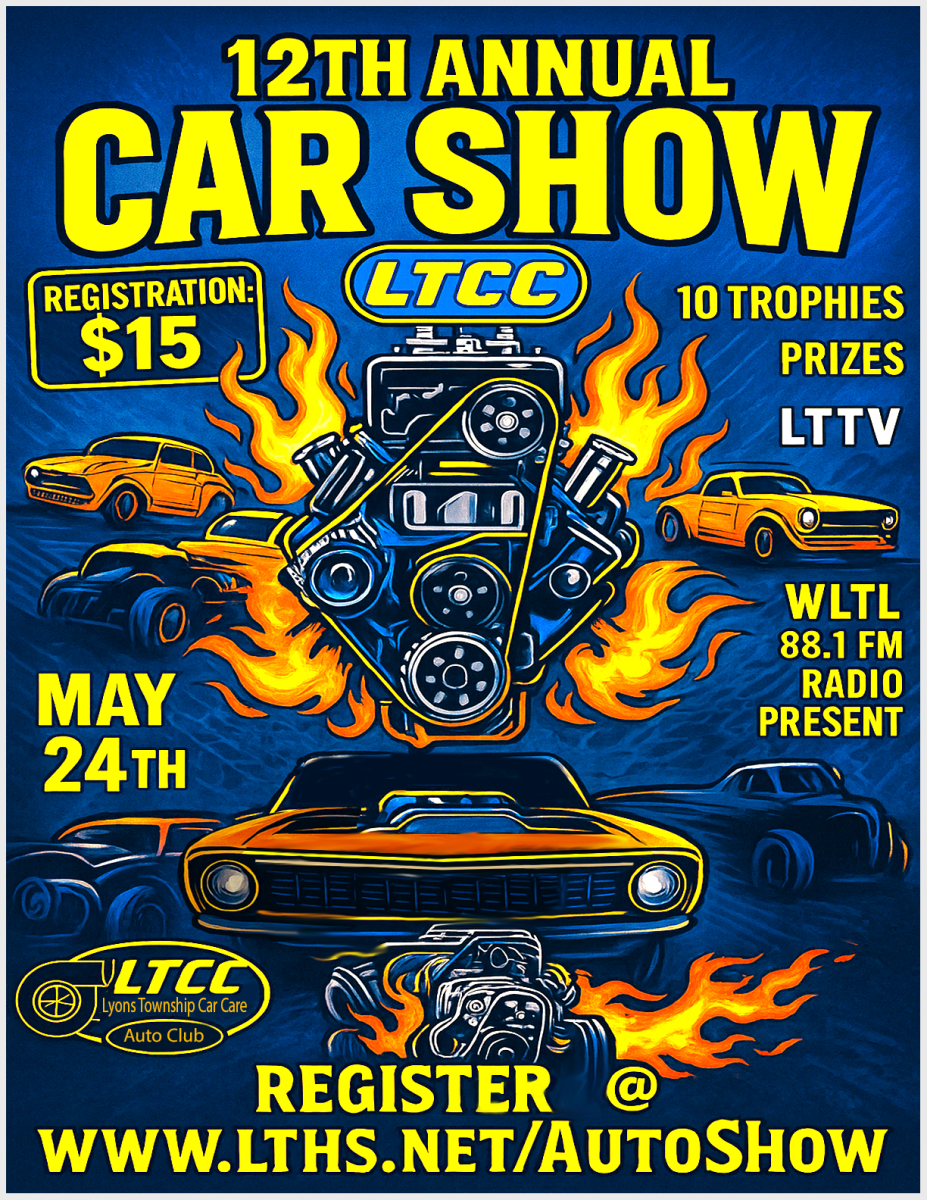 The 12th annual LTCC auto show flyer.