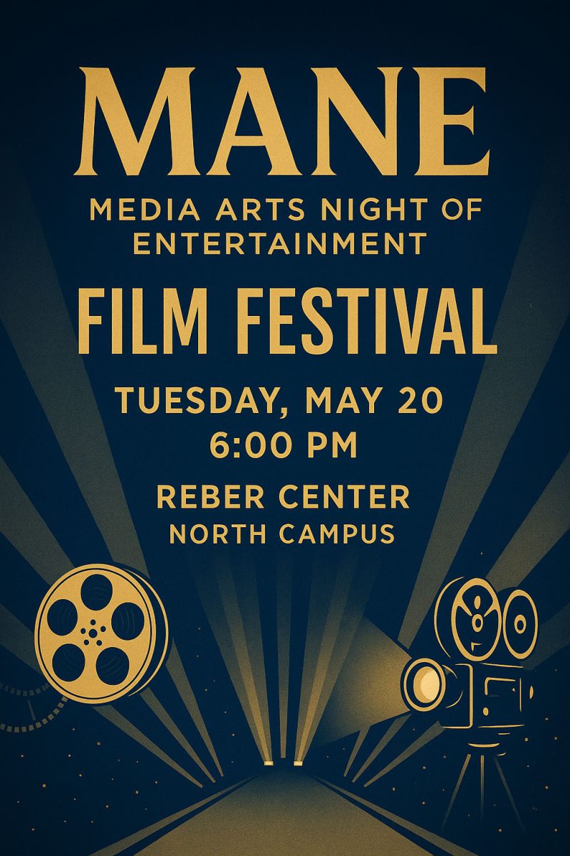Advertisement for the 2025's MANE film festival.