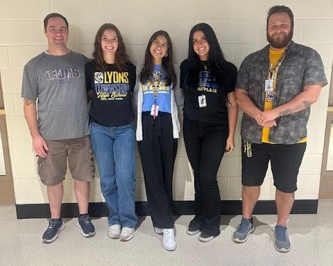 Special Ed Department teachers pose for a photo on Sept. 12 (photo courtesy of Melissa Moore).