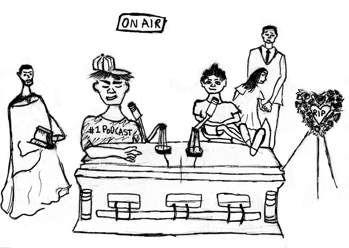 "And Now a Word from Our Sponsors" Illustration by Will Bridges.