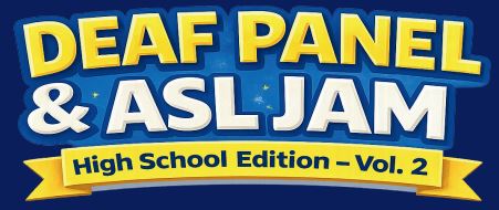 This year’s Deaf Panel & ASL Jam logo (courtesy of LT promotional materials).