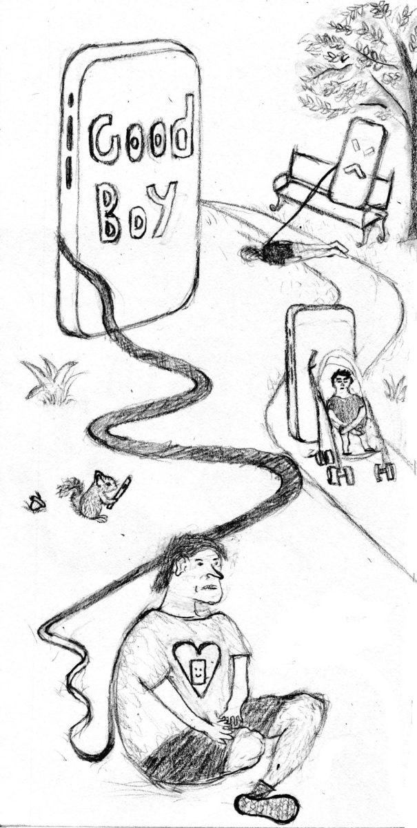 "Tethered" Illustration by Will Bridges