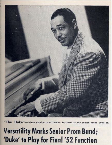 Duke Ellington featured in a 1952 issue of the LION.