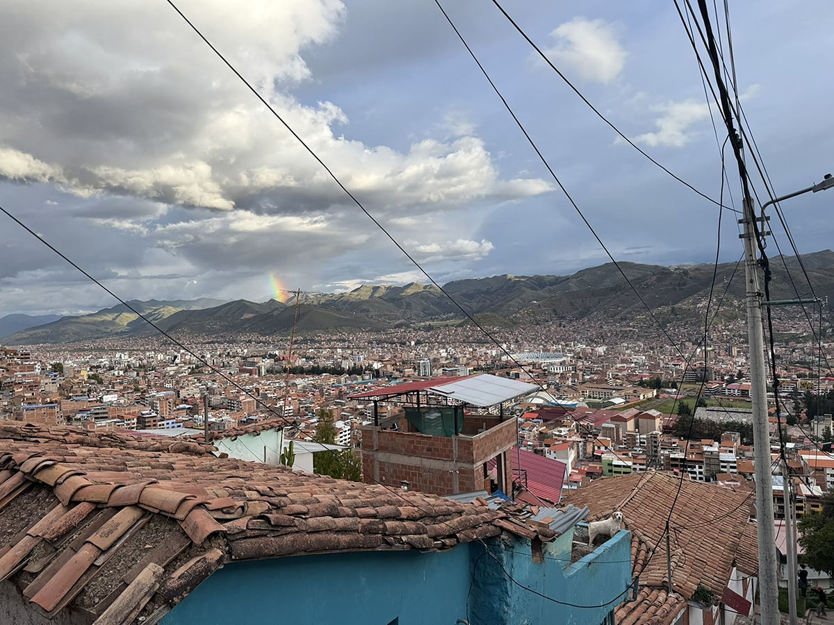 A rainbow over Cusco, Peru (McLaughlin/LION).